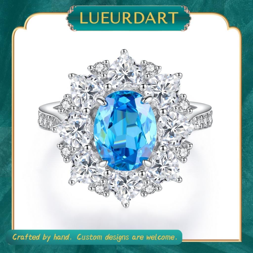 The new popular 925 ring 3ct retro everything women