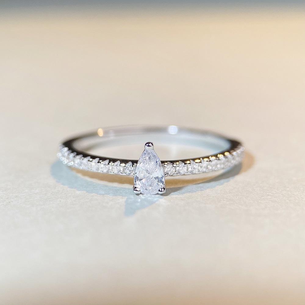 Mosan D color ring female water drop design female model