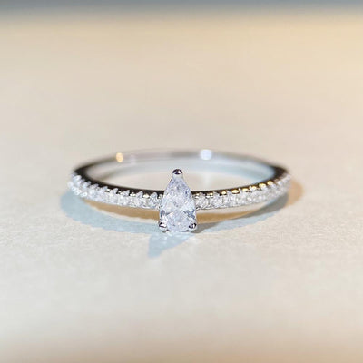 Mosan D color ring female water drop design female model
