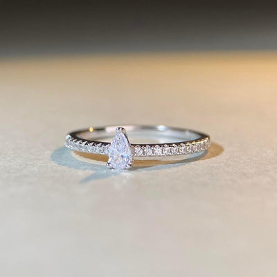 Mosan D color ring female water drop design female model