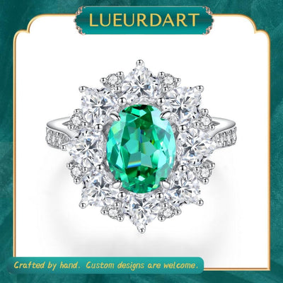The new popular 925 ring 3ct retro everything women